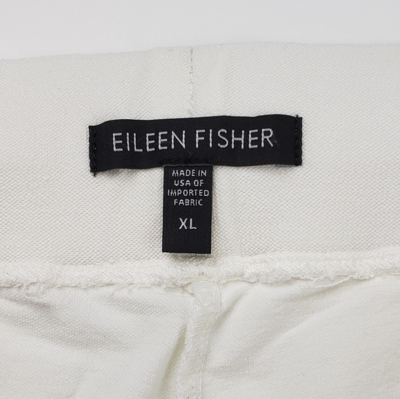 Eileen Fisher white capri pants size XL - Picture 3 of 9